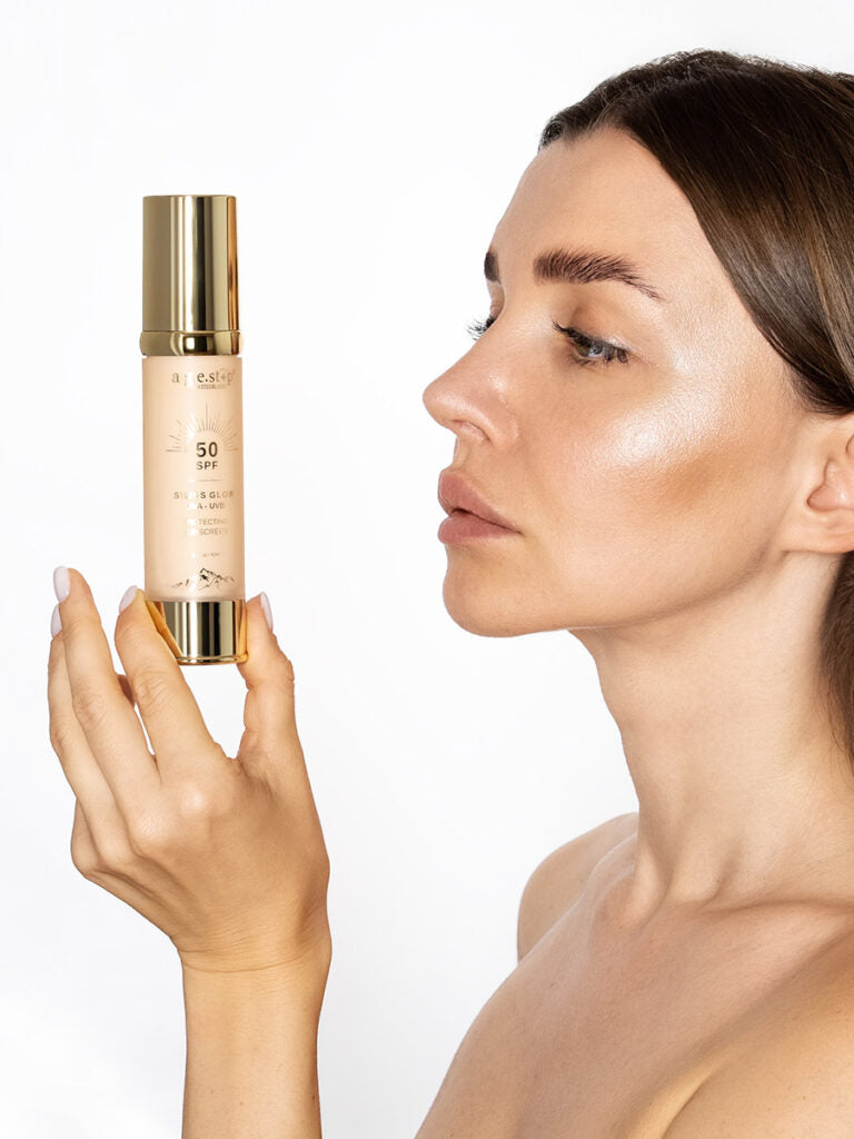 Age Stop Swiss Glow Protecting Sunscreen SPF50