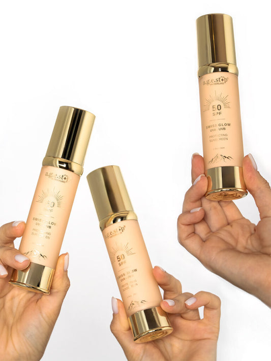 Age Stop Swiss Glow Protecting Sunscreen SPF50